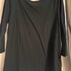 LOFT Black Long Sleeve Top